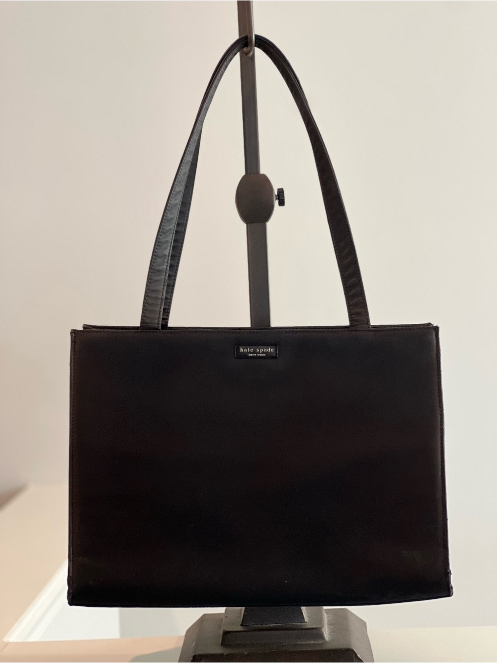 Kate Spade New York Black Nylon Tote Shoulder Bag Large